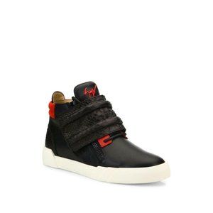 NEW GIUSEPPE ZANOTTI Crocodile High Top Sneakers